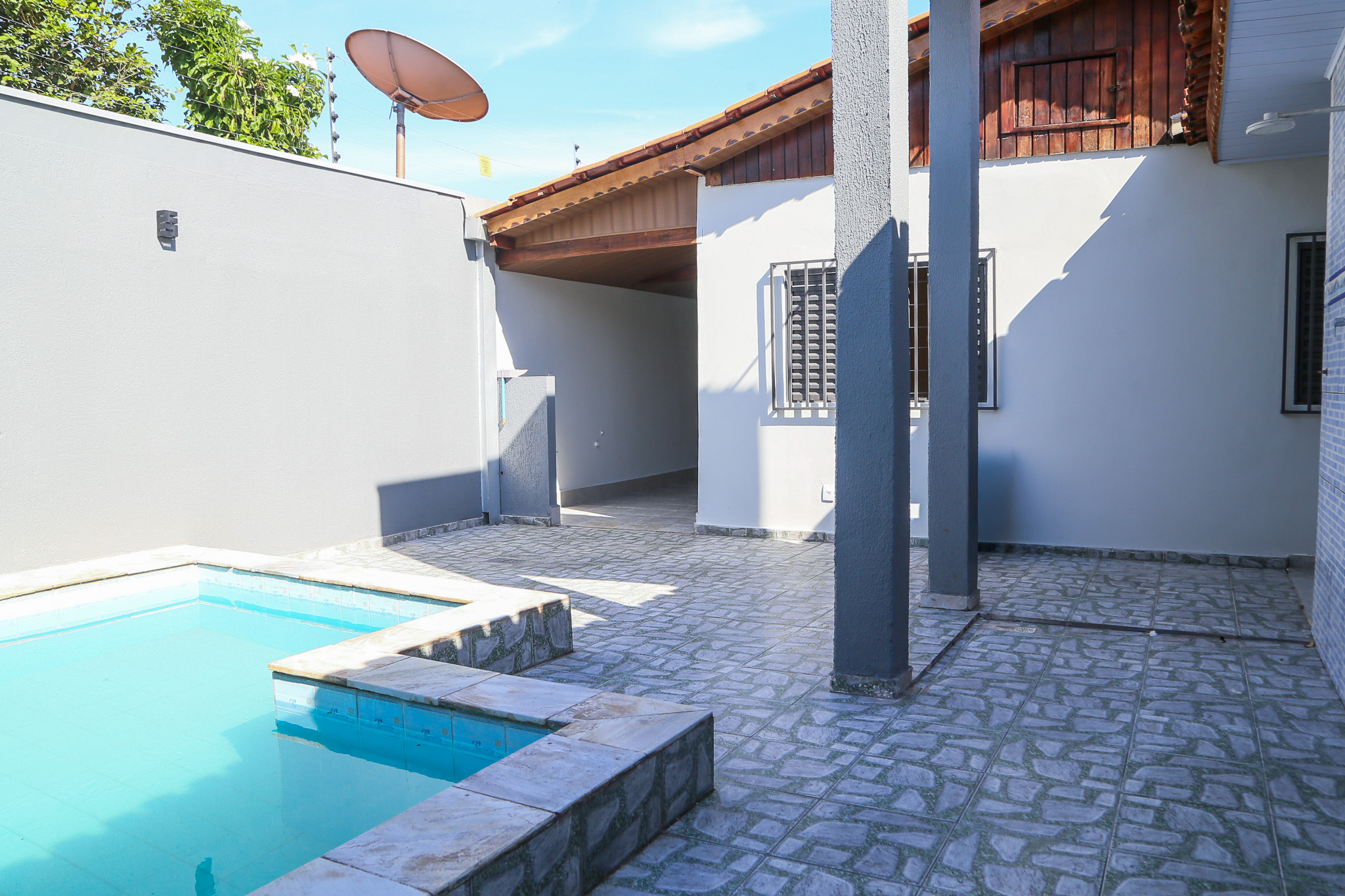 Área de lazer — deck