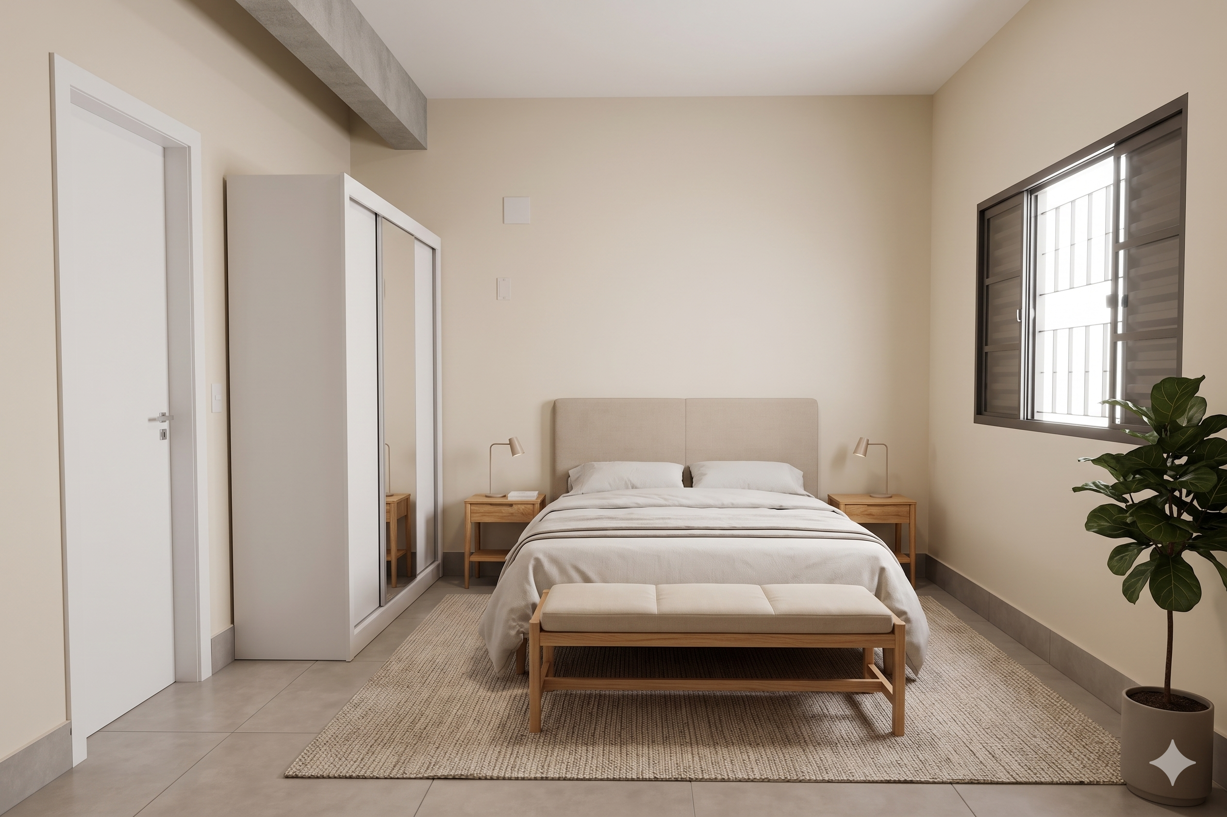 Quarto decorado
