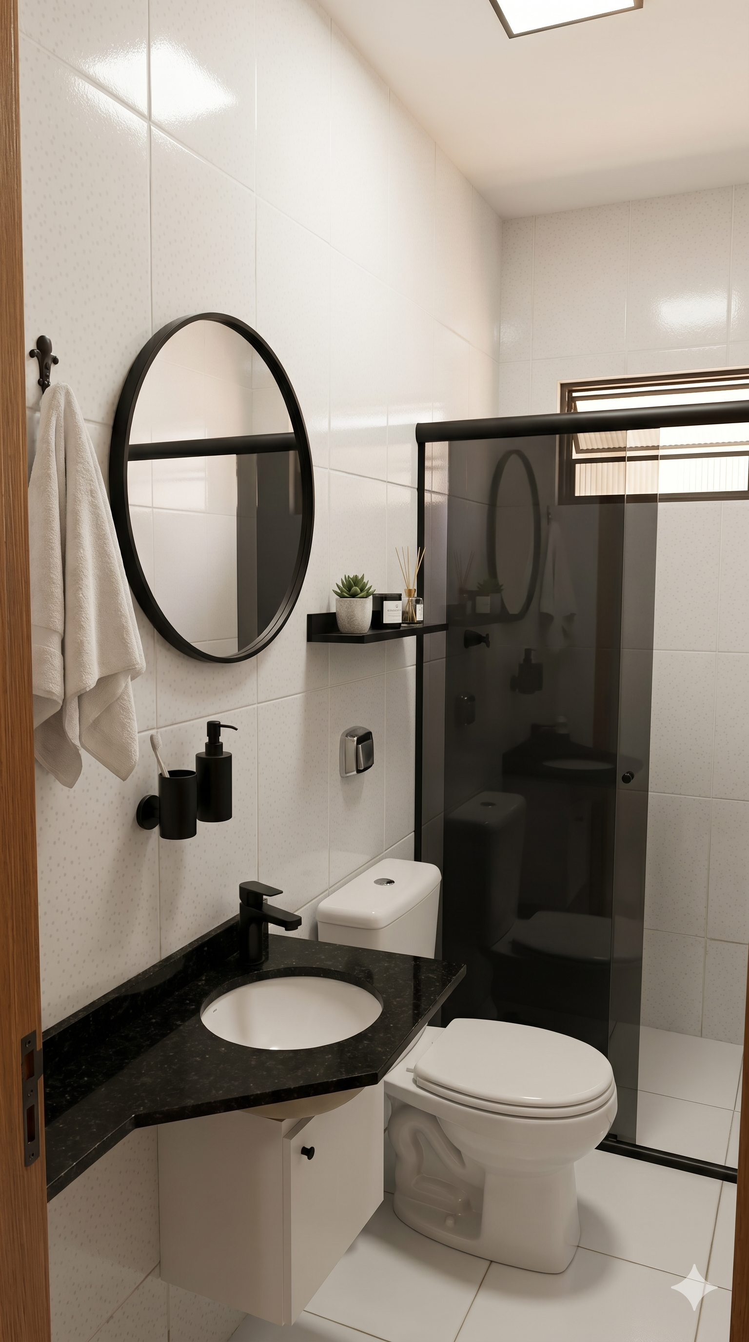 Banheiro decorado