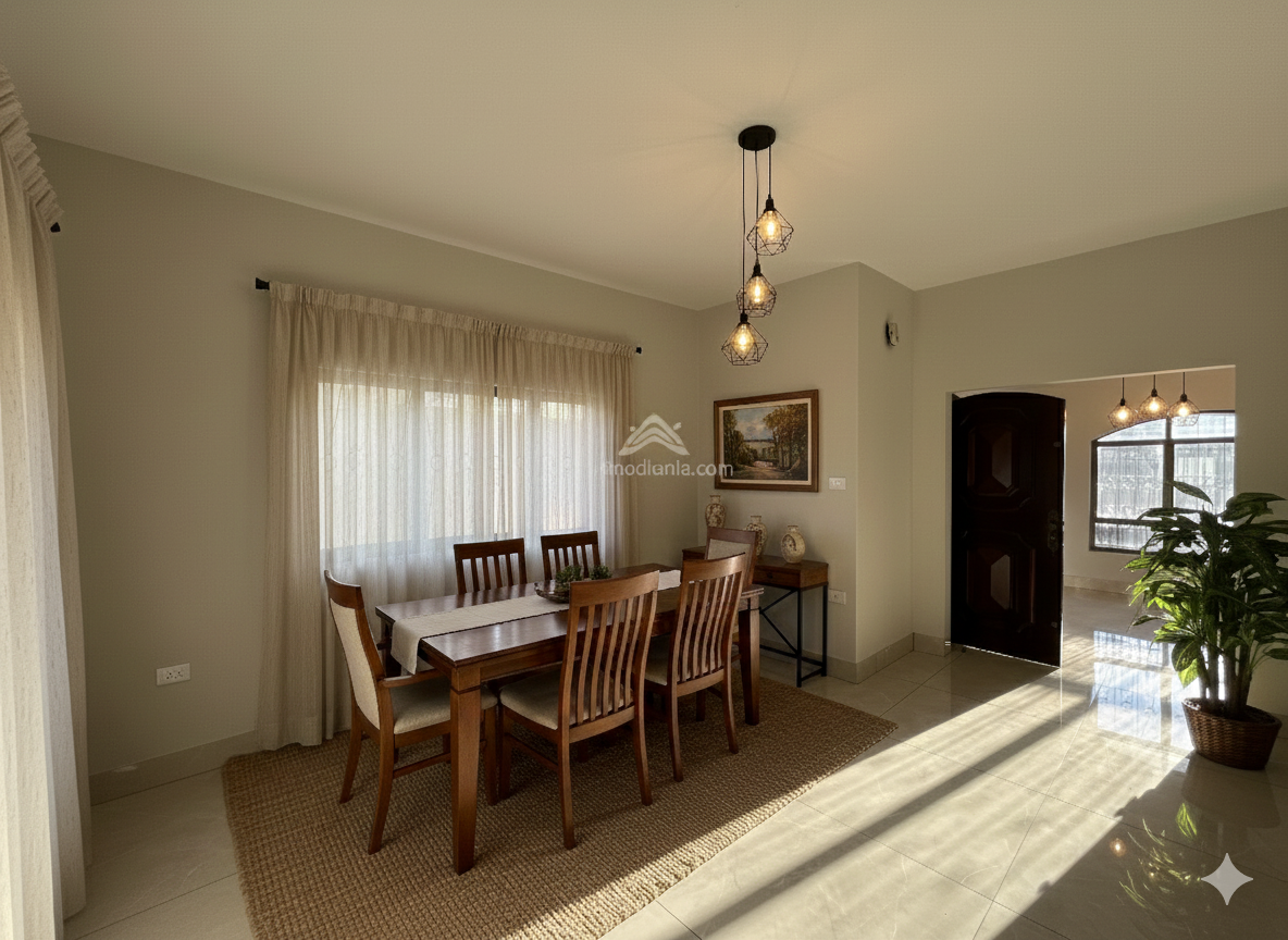 Sala de jantar decorada