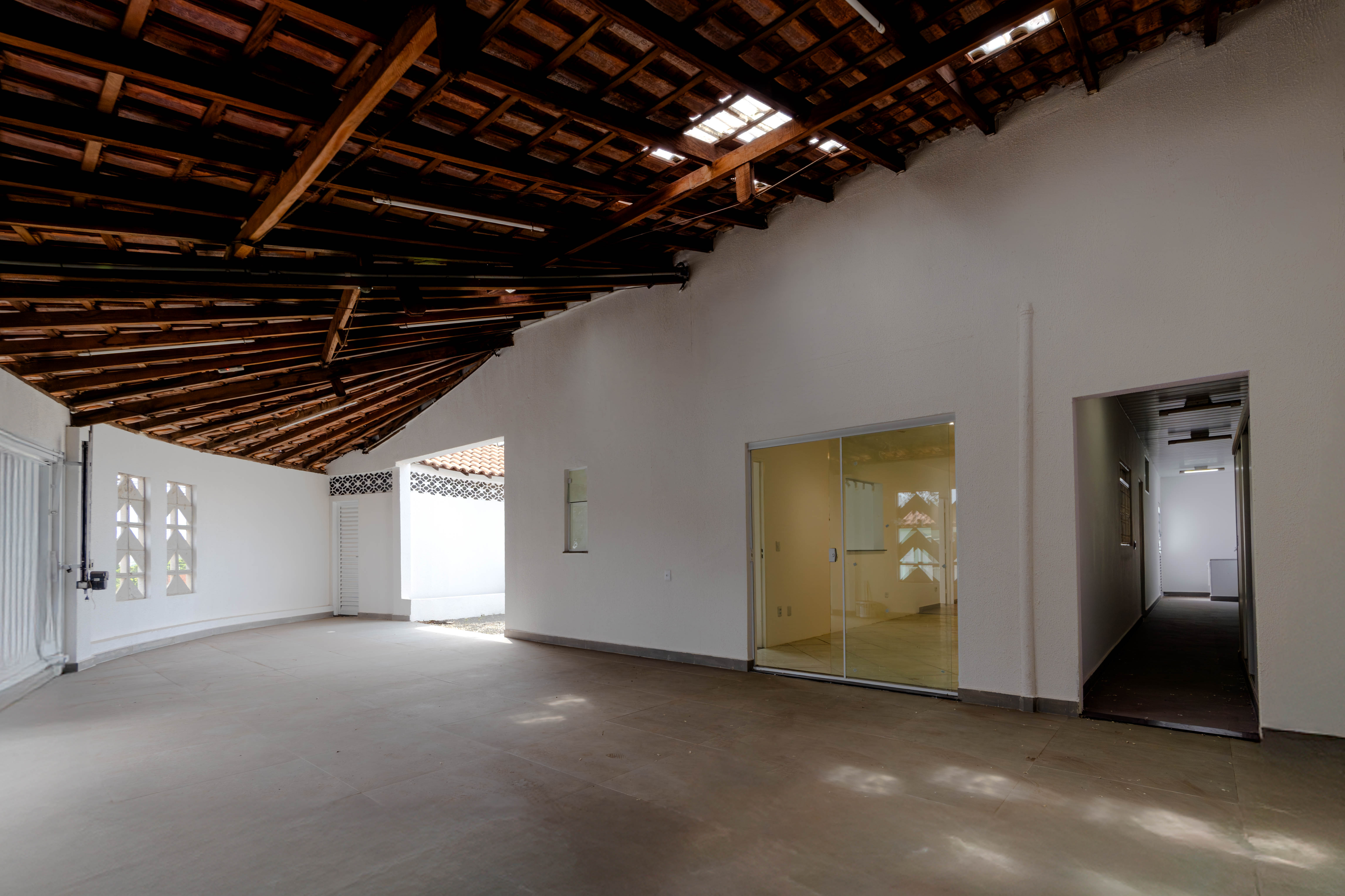 Segunda casa — telhado aparente